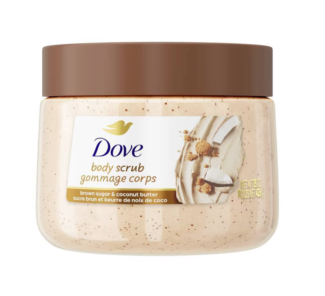 Dove body scrub